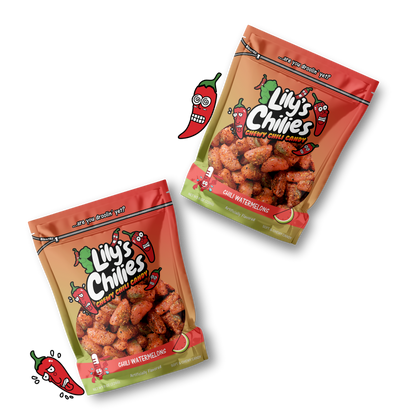 Chili Watermelon Gummies - Two 4oz Bags