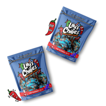 Chili Blueberry Belts - Two 4oz Bags