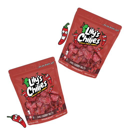Chili Cherry Belts - Two 4oz Bags