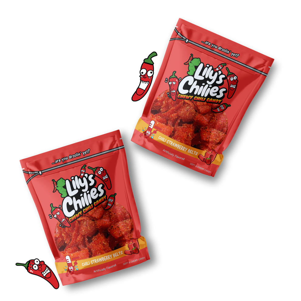 Chili Strawberry Belts - Two 4oz Bags – Lily's Chilies