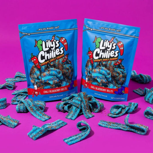 Chili Blueberry Belts - Two 4oz Bags
