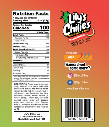 Chili Watermelon Gummies - Two 4oz Bags