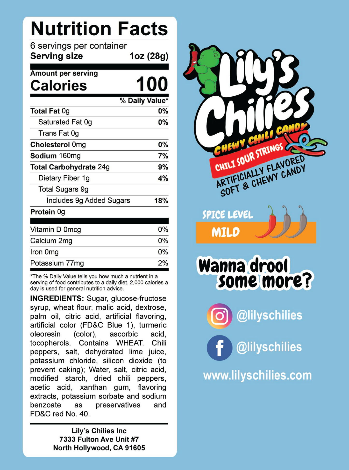 Chili Sour Strings (6 oz)