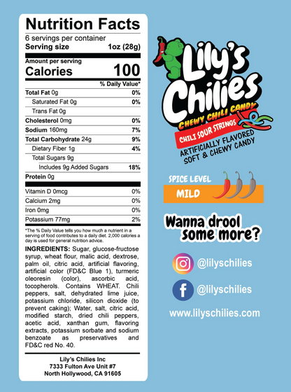Chili Sour Strings (6 oz)